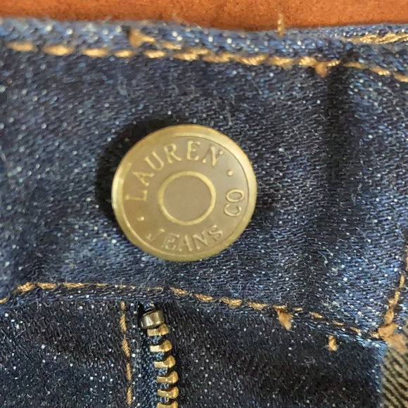 Vintage Ralph Lauren LRL Denim Jean Mini Skirt Sz 10 - Picture 9 of 9